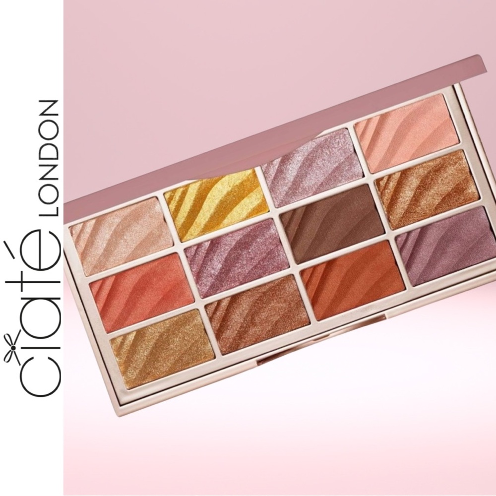 NWOB Ciate London Velvet Palette Warm Toned Vegan 12 Shade Eyeshadow Palette